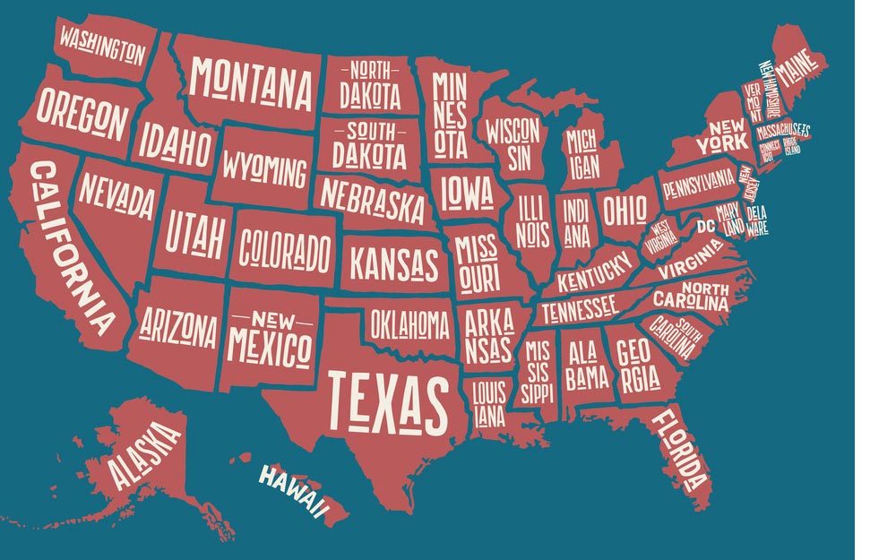 Can You Guess What Letter Is Not in Any U.S. State Name?