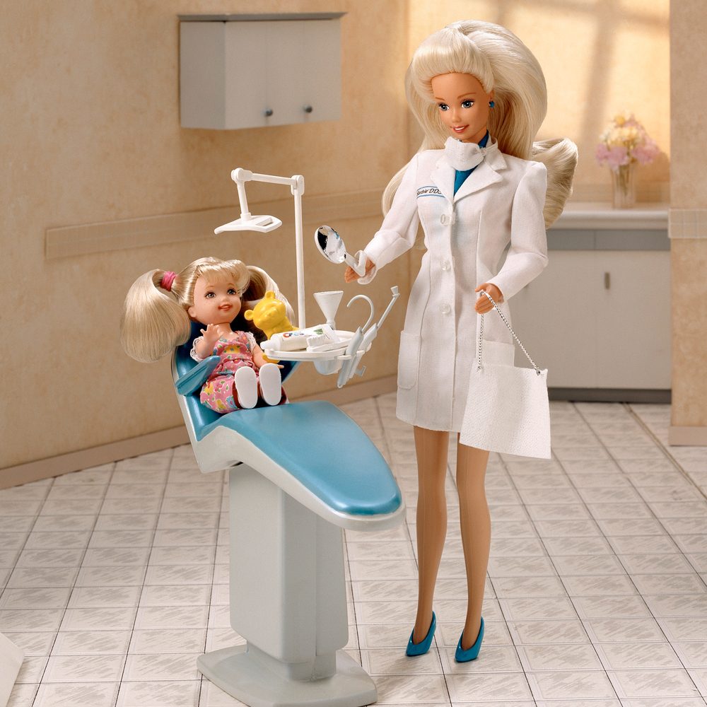 1997 Dentist Barbie Courtesy Mattel Inc 