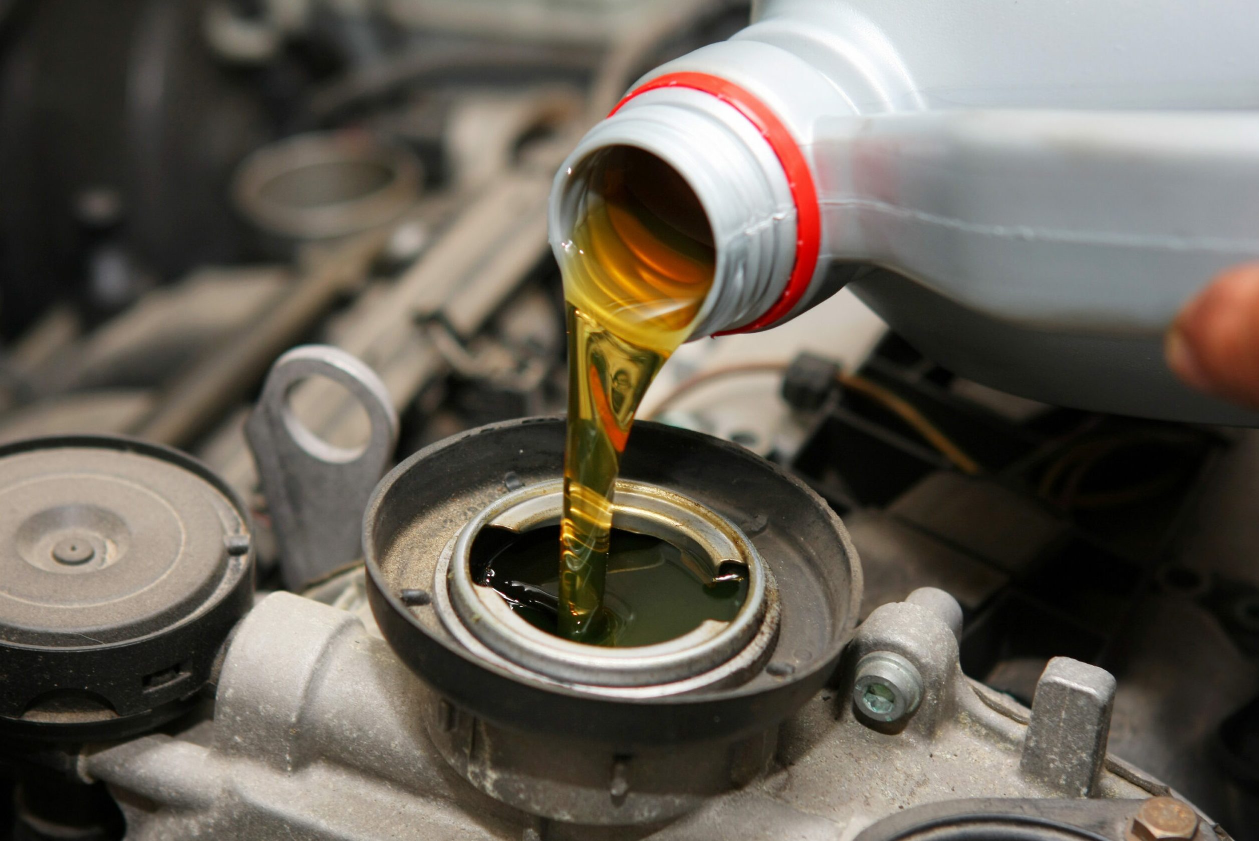 Changing engine oil