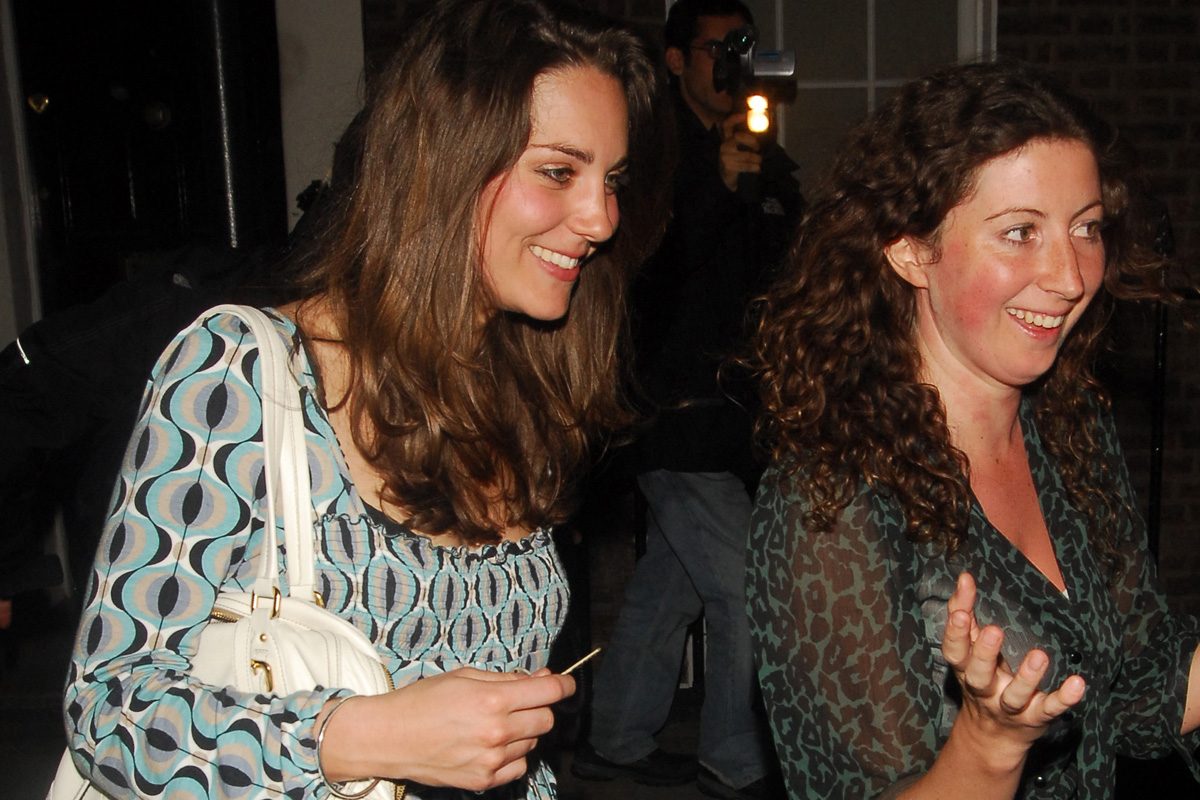 Kate Middleton is seen partying in London