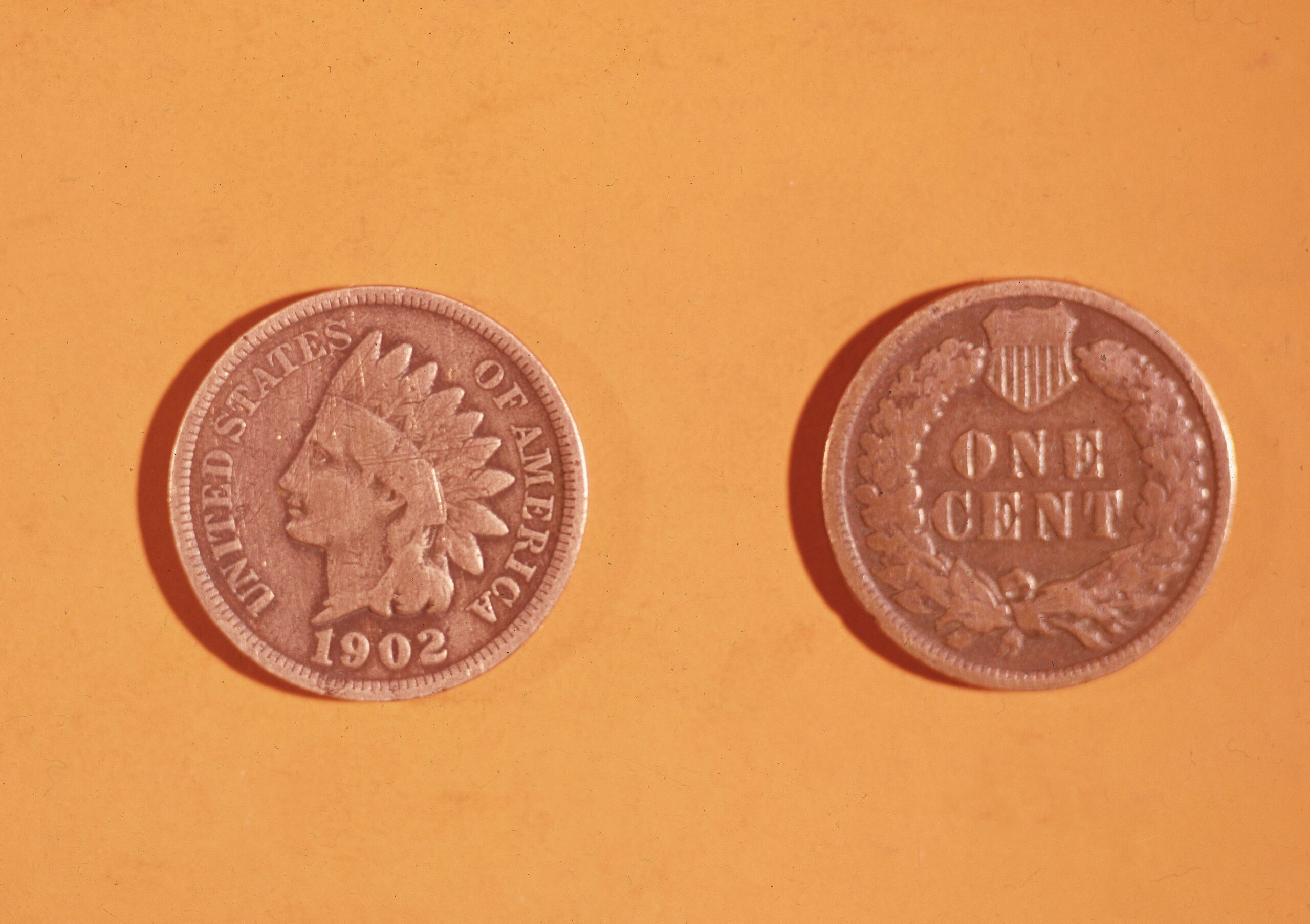 Collectible penny coin with a Native American head on one side and "One Cent" on the other