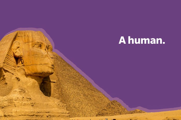 Most Famous Riddles In History on purple background