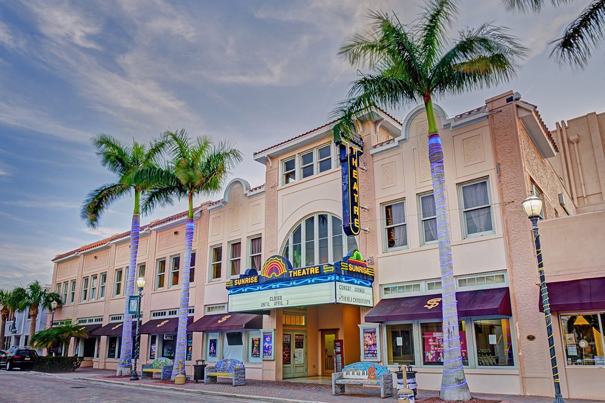 The Sunrise Theatre in Fort Pierce Florida.