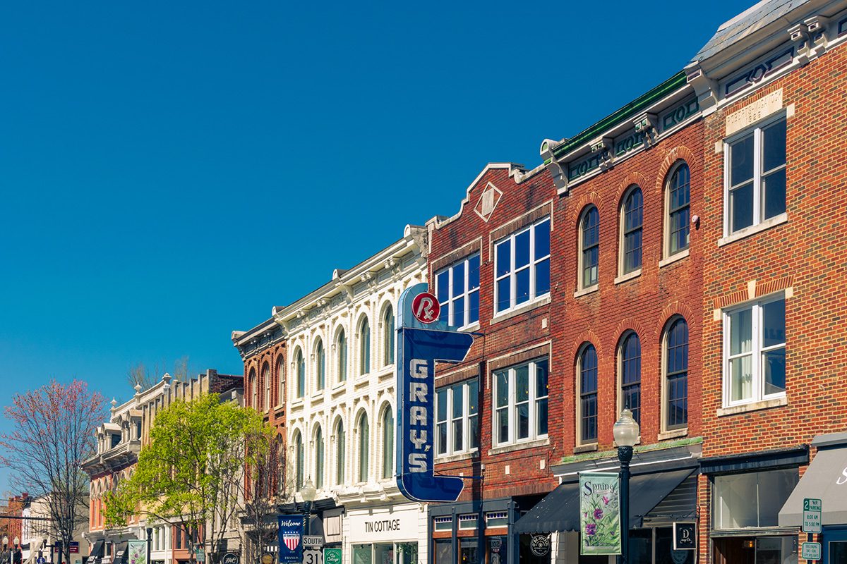 Historic Franklin, Tennessee Storefronts