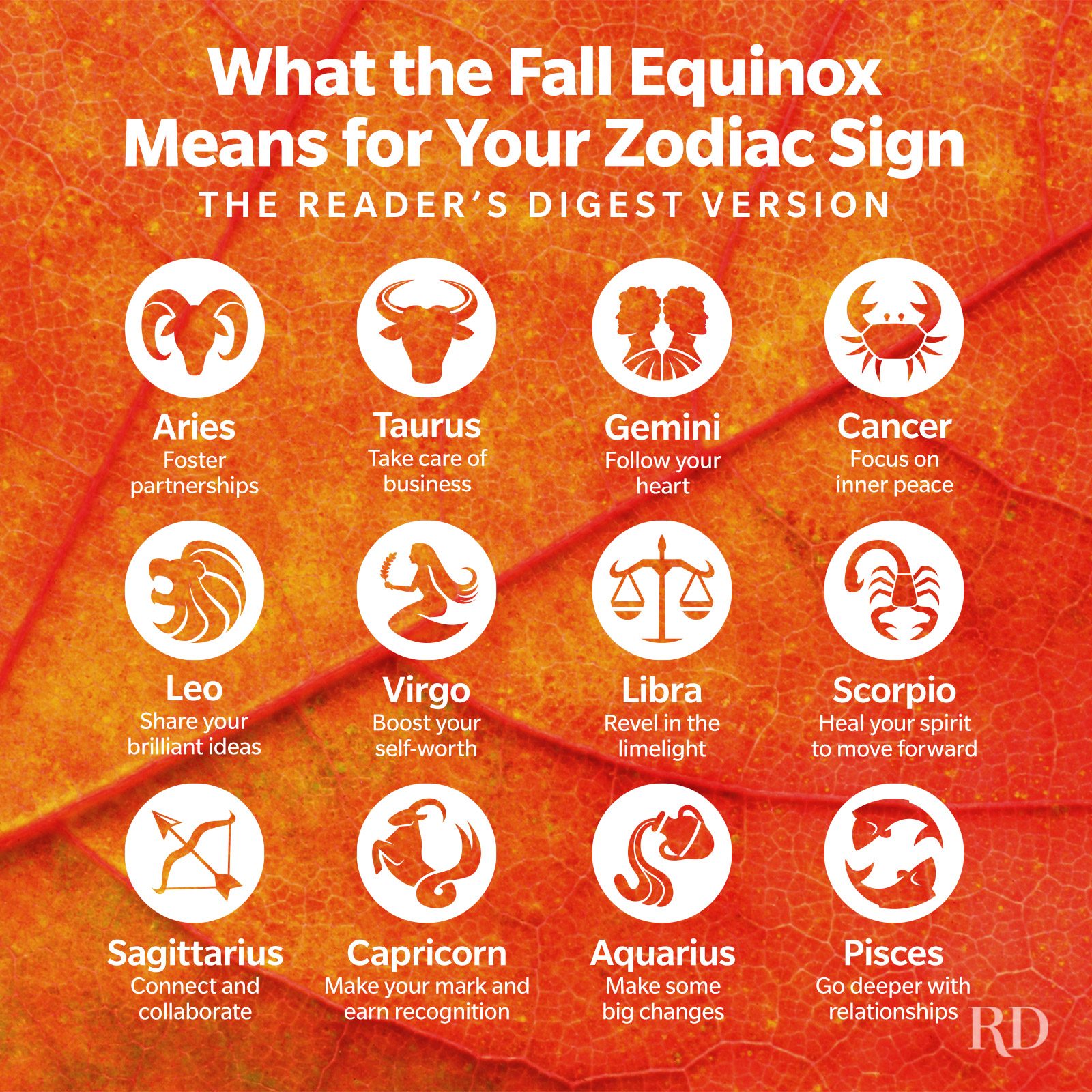 What The 2025 Fall Equinox Means For Your Zodiac Sign Infographic